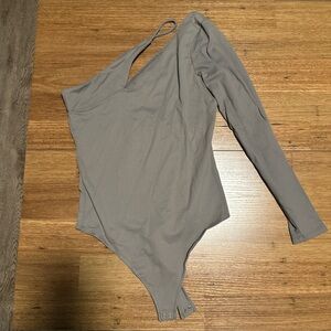 Abercrombie & Fitch Soft Gray Bodysuit